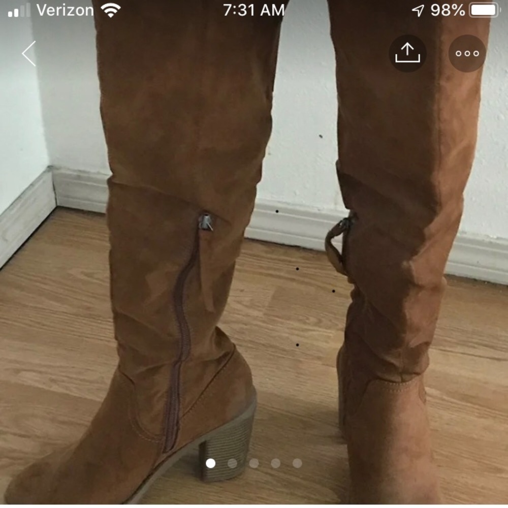 Knee high boots, worn twice